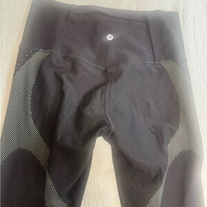 lululemon athletica Black and Gray Leggings